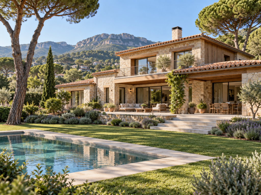 Casa mediterránea con jardín en Matadepera